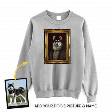 Personalized Dog Gift Idea - Royal Dog's Portrait 15 For Dog Lovers - Standard Crew Neck Sweatshirt